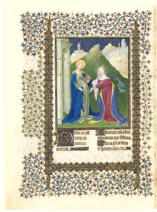 The Visitation by Limbourg Brothers